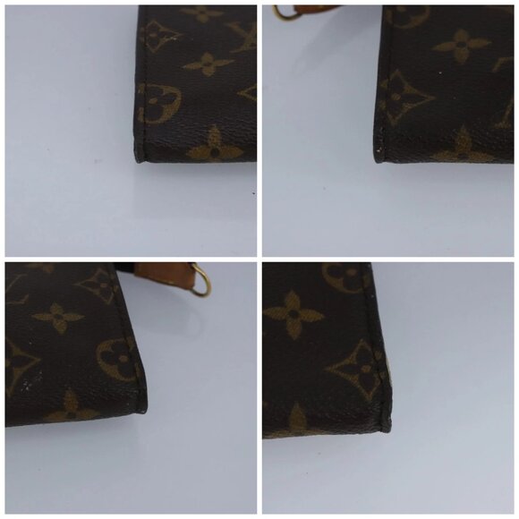 LOUIS VUITTON Monogram Bucket PM Accessory Pouch LV Auth 99633 - Picture 14 of 16